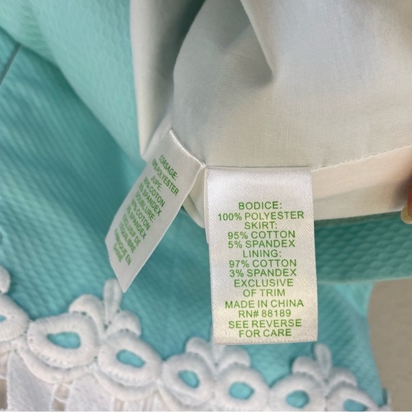 Lilly Pulitzer Sandi Stretch Lace Shift Mini Dress Size 12 - Picture 6 of 8